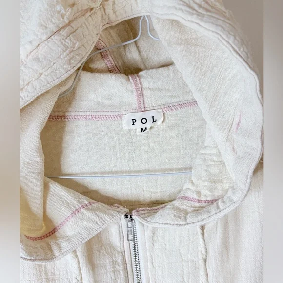 POL Cream Hooded Set with Stud Details - Picture 9 of 12